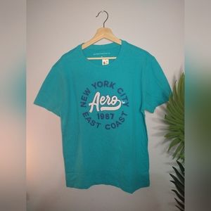 Aeropostale Embroidered Mens Tee Size M NWT